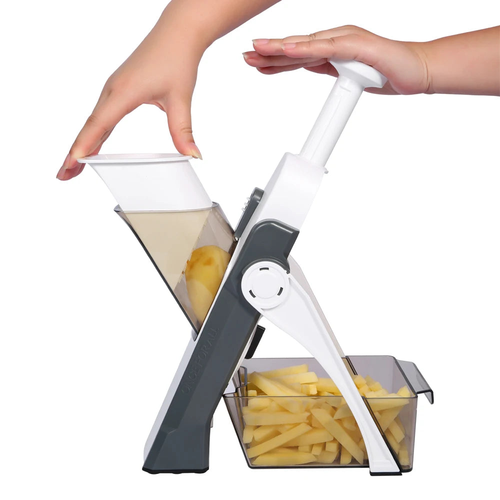 Coupe-légumes, hachoir, coupe-fruits, frites, acier inoxydable #420 ABS AS, mandoline, accessoires de cuisine, gadgets pour la maison