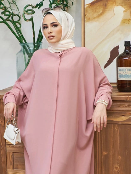 Abaya musulmane de l'Aïd pour femmes, robe de prière élégante fendue, caftan marocain, robes de fête arabes saoudiennes, caftan, abayas du Ramadan