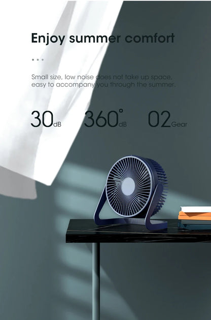 Mini ventilateur portable à pince, chargement USB, silencieux, de bureau, électrique, haute qualité, pour dortoir étudiant, petit format