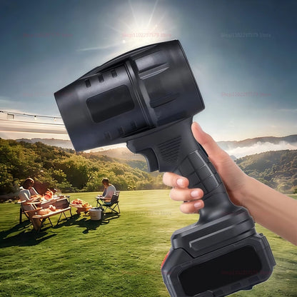 Souffleur d'air électrique sans fil puissant, ventilateur turbo pour nettoyer les feuilles mortes, la neige et le sable, outil électrique portatif (sans batterie)