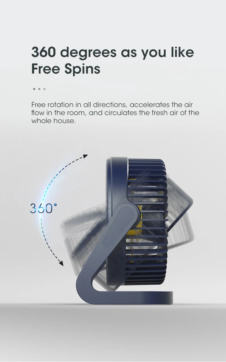 Mini ventilateur portable à pince, chargement USB, silencieux, de bureau, électrique, haute qualité, pour dortoir étudiant, petit format