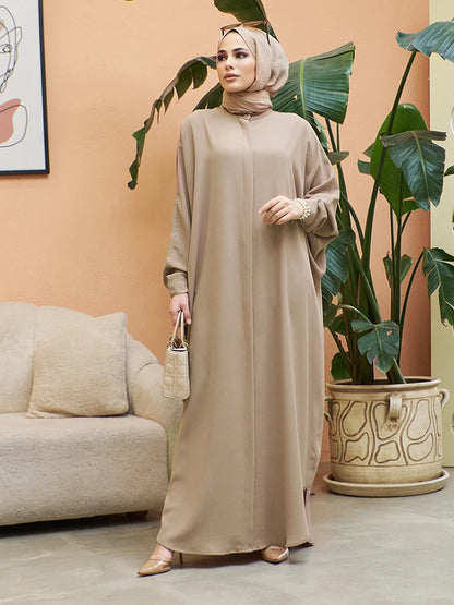 Abaya musulmane de l'Aïd pour femmes, robe de prière élégante fendue, caftan marocain, robes de fête arabes saoudiennes, caftan, abayas du Ramadan