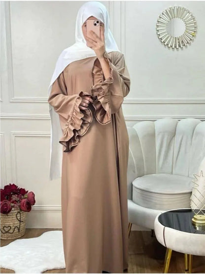 Abaya pour femmes robes Ramadan musulman saoudien arabe longue Robe maroc dubaï Abayas caftan Islam robes Largos 2025 Jalabiya
