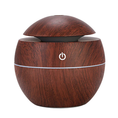 Humidificateur d'air électrique, diffuseur d'arômes en bois, humidificateur d'air ultrasonique, huile essentielle, aromathérapie, brumisateur frais pour chambre à coucher
