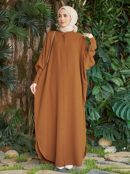 Abaya musulmane de l'Aïd pour femmes, robe de prière élégante fendue, caftan marocain, robes de fête arabes saoudiennes, caftan, abayas du Ramadan