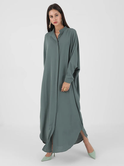 Abaya musulmane de l'Aïd pour femmes, robe de prière élégante fendue, caftan marocain, robes de fête arabes saoudiennes, caftan, abayas du Ramadan