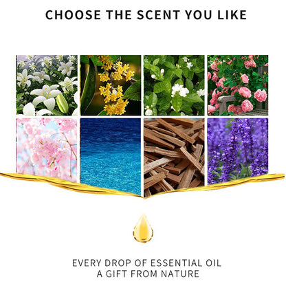 Huile essentielle de fleur et de fruit hydrosoluble soulage le stress pour humidificateur diffuseur d'arôme lampe parfumée assainisseur d'air aromathérapie