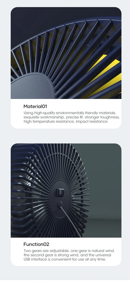 Mini ventilateur portable à pince, chargement USB, silencieux, de bureau, électrique, haute qualité, pour dortoir étudiant, petit format