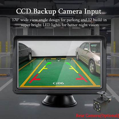 CarPlay Android Auto Autoradio Multimédia Lecteur Vidéo Écran Tactile Portable 7 Pouces Avec USB AUX Pour Caméra de Recul