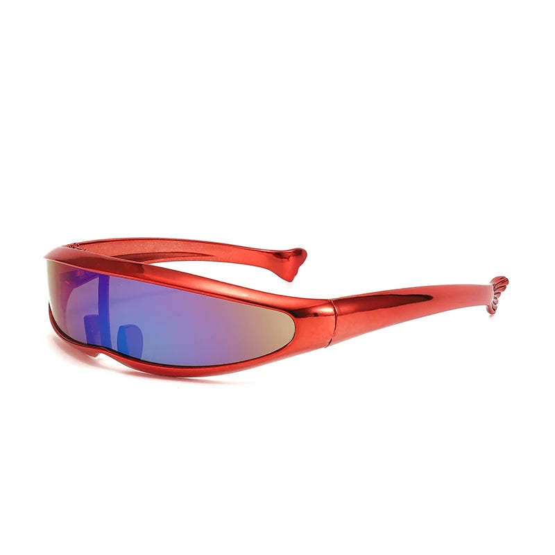 Lunettes de soleil coupe-vent, lunettes de soleil colorées à la mode européenne et américaine, protection des yeux