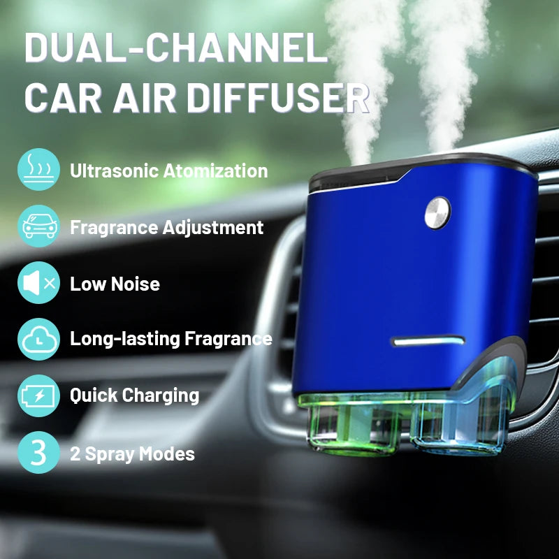 Diffuseur d'air électrique pour voiture, humidificateur d'air pour voiture, aromathérapie, désodorisant pour voiture, accessoires pour voiture