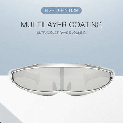 Lunettes de soleil coupe-vent, lunettes de soleil colorées à la mode européenne et américaine, protection des yeux