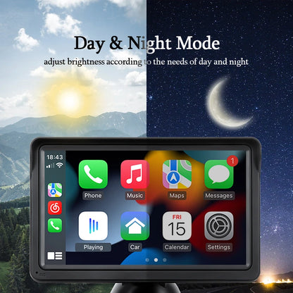 CarPlay Android Auto Autoradio Multimédia Lecteur Vidéo Écran Tactile Portable 7 Pouces Avec USB AUX Pour Caméra de Recul
